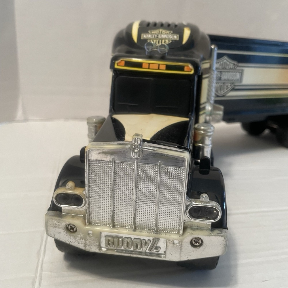 1992 BuddyL Harley-Davidson Semi Truck 10-Wheeler Plastic/Metal Vintage‎ - Picture 3 of 16